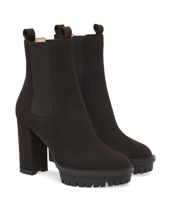 ジャンヴィト ロッシ レディース シューズ ブーツ・レインブーツ Gianvito Rossi Womens Barry Booties Brown Suede ブラウン