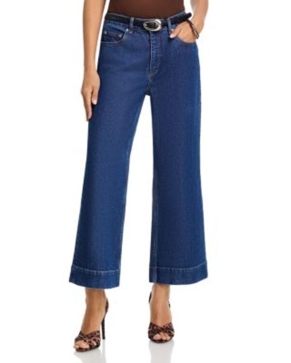 サンク ア セプト レディース ボトムス デニムパンツ ワイドレッグ アンクル ジーンズ Cinq Sept Joey Wide Leg Ankle Jeans in Tide