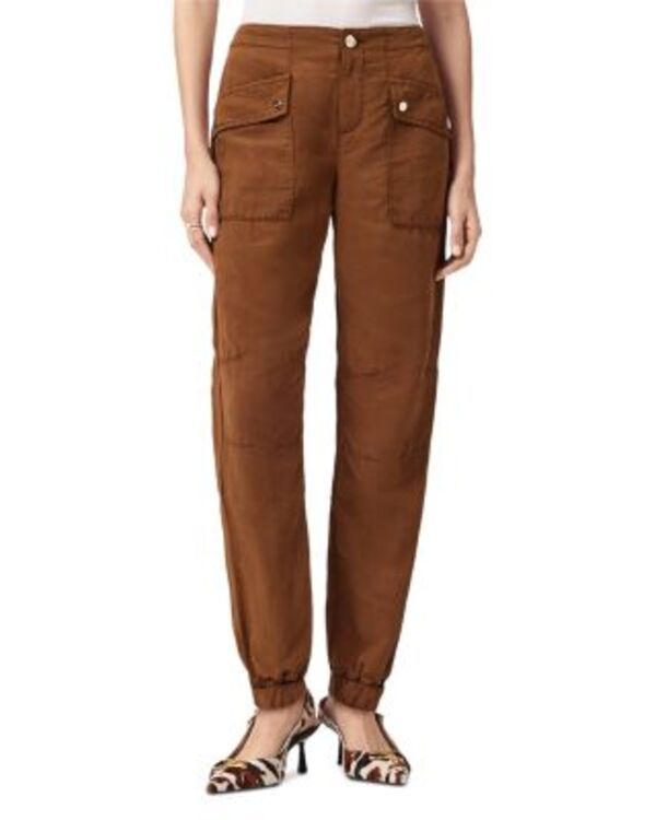 オールセインツ レディース ボトムス カジュアルパンツ ALLSAINTS Val Banded Hem Pants Cognac Brown ブラウン