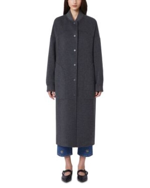 ウィークエンド マックスマーラ レディース アウター コート Weekend Max Mara Wkdalamaro Long Coat Dark Grey グレー