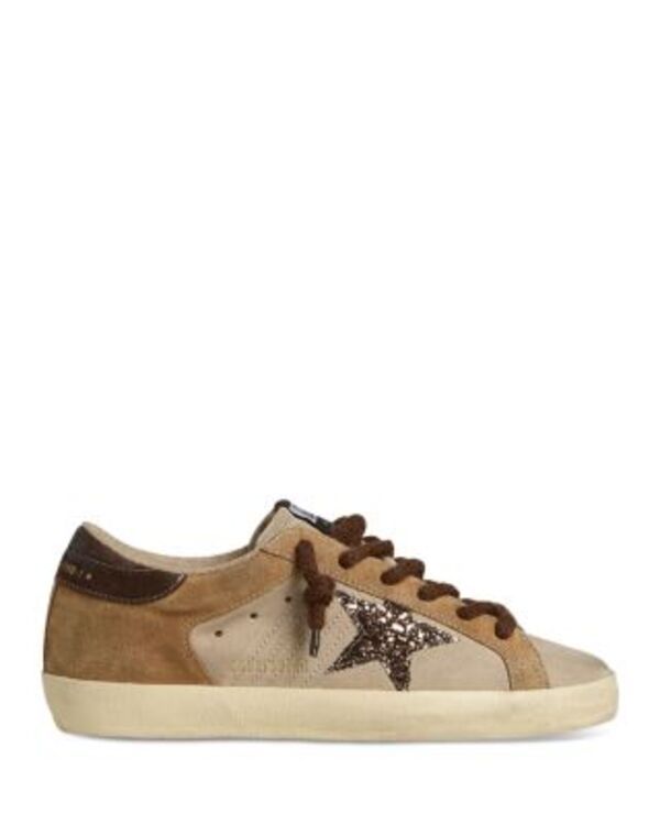 ゴールデングース レディース シューズ スニーカー スエード Golden Goose Womensuper Star Suede Sneakers BeigeBrown ブラウン