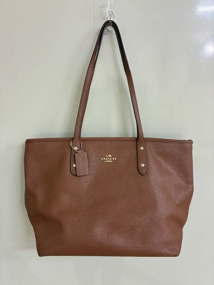 COACH シティ バッグ ブラウン
