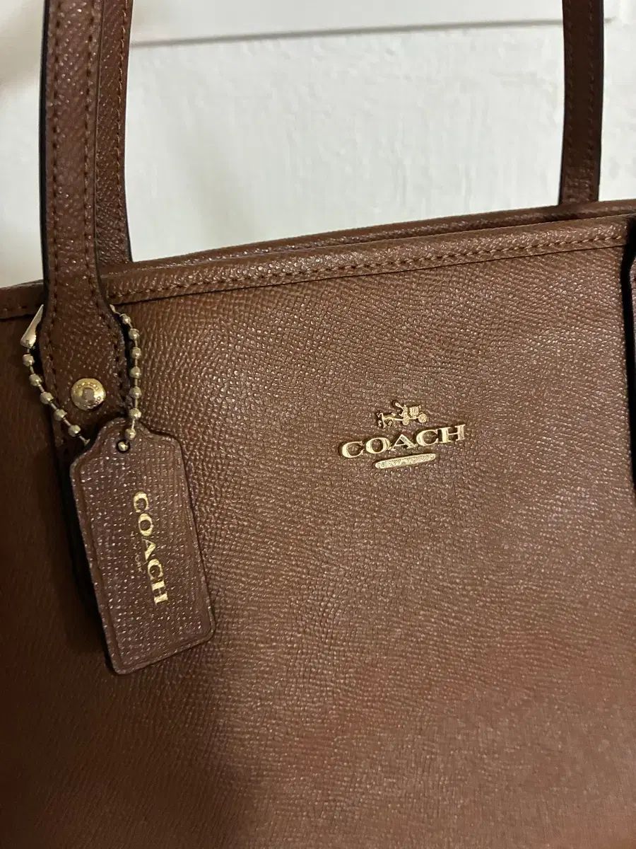 COACH シティ バッグ ブラウン