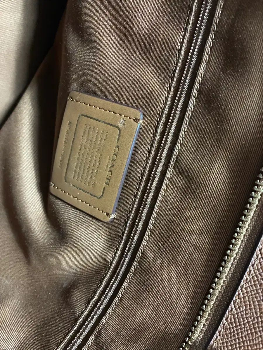 COACH シティ バッグ ブラウン
