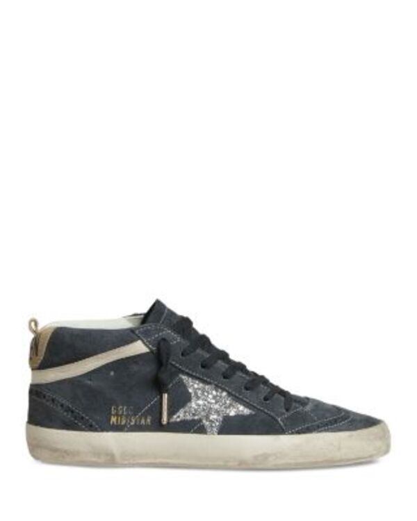 ゴールデングース レディース シューズ スニーカー スエード Golden Goose Womens Mid Star Suede Sneakers BlueSilver ブルー 111,400円