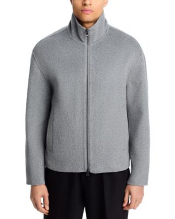 ボス メンズ アウター ジャケット・ブルゾン リラックスフィット BOSS Caden Relaxed Fit Jacket Open Grey グレー
