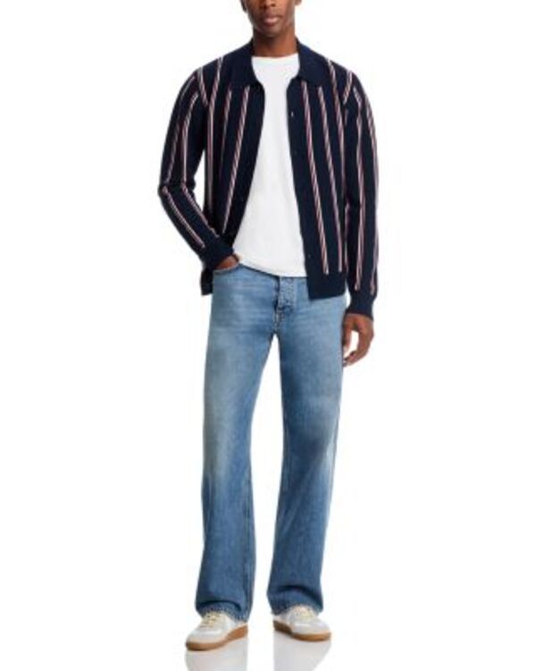 シムカイ メンズ アウター カーディガン セーター SIMKHAI Elio Cardigan Sweater Midnight Multi マルチカラー