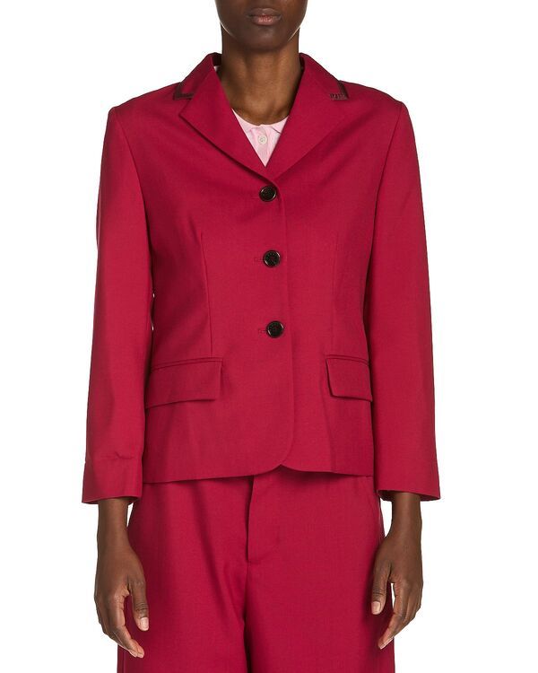 マルニ レディース アウター ジャケット・ブルゾン Marni Wing Collar Button Front Jacket Lavender ラベンダー