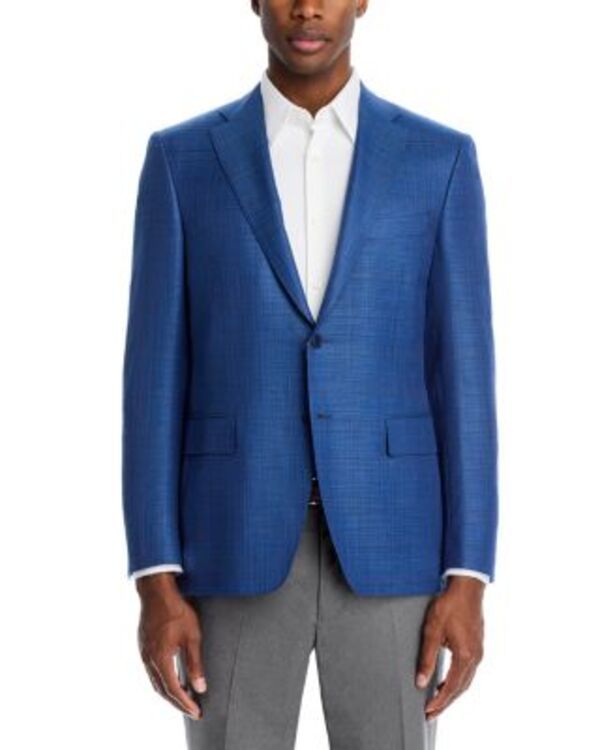 カナーリ メンズ アウター ジャケット・ブルゾン コート Canali Siena Basketweave Sport Coat Blue ブルー