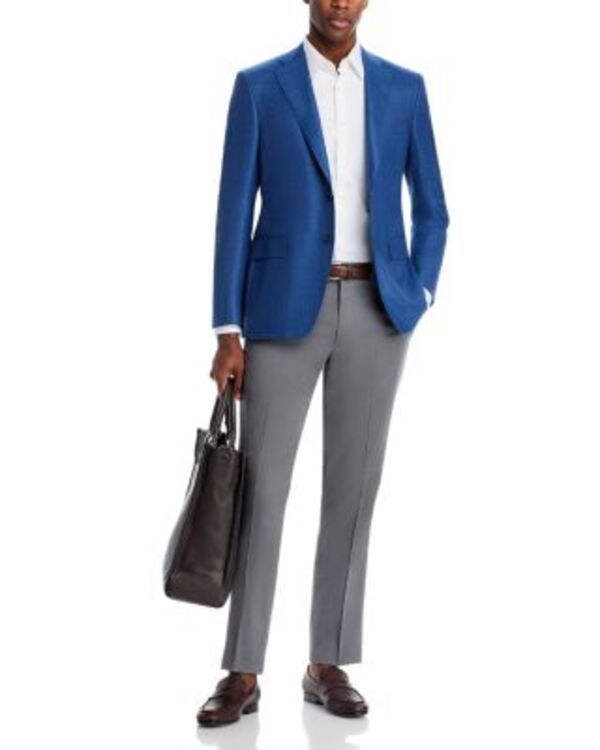 カナーリ メンズ アウター ジャケット・ブルゾン コート Canali Siena Basketweave Sport Coat Blue ブルー