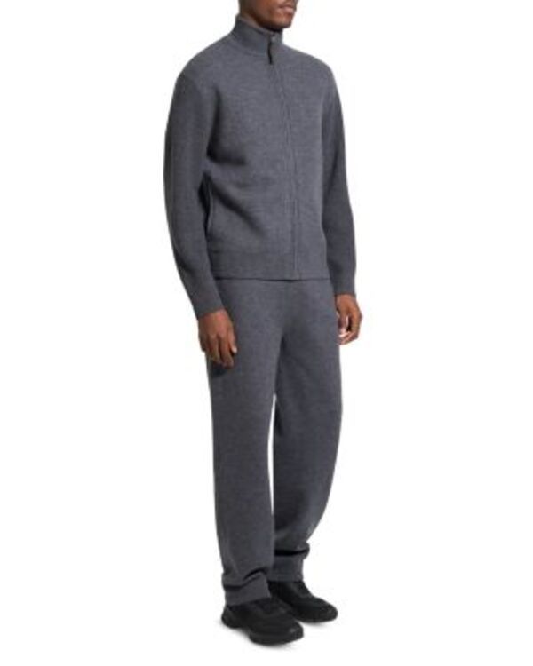 セオリー メンズ アウター ニット・セーター リラックスフィット タートルネック ウール Theory Long Sleeve Relaxed Fit Wool Turtle Neck Sweater Dark Grey Melange グレー セオリー メンズ アウター ニット・セーター リラックスフィット タートルネック ウール Theory Long Sleeve Relaxed Fit Wool Turtle Neck Sweater Dark Grey Melange グレー