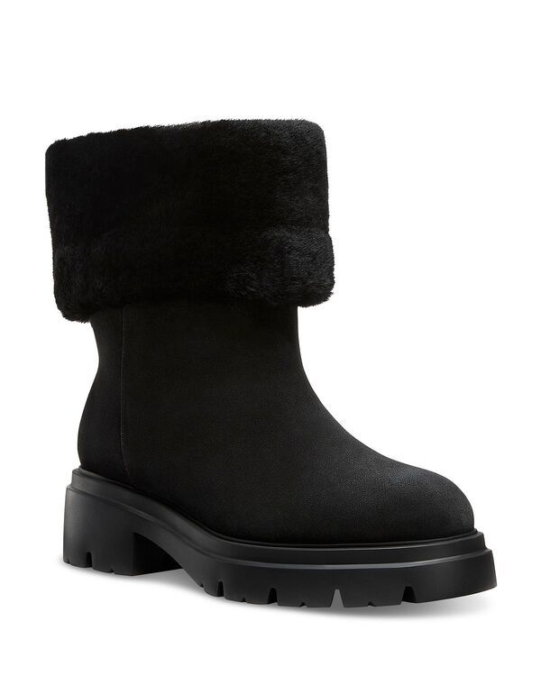 スチュアート ワイツマン レディース シューズ ブーツ・レインブーツ Stuart Weitzman Womens Hudson Shearling Booties Black ブラック