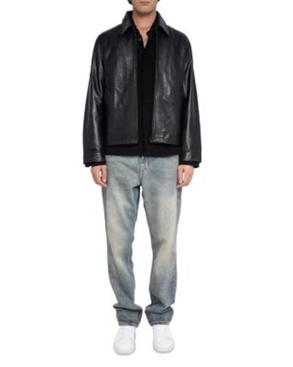 ザディグ エ ヴォルテール メンズ アウター ジャケット・ブルゾン レザー Zadig Voltaire Loumy Leather Jacket Black ブラック
