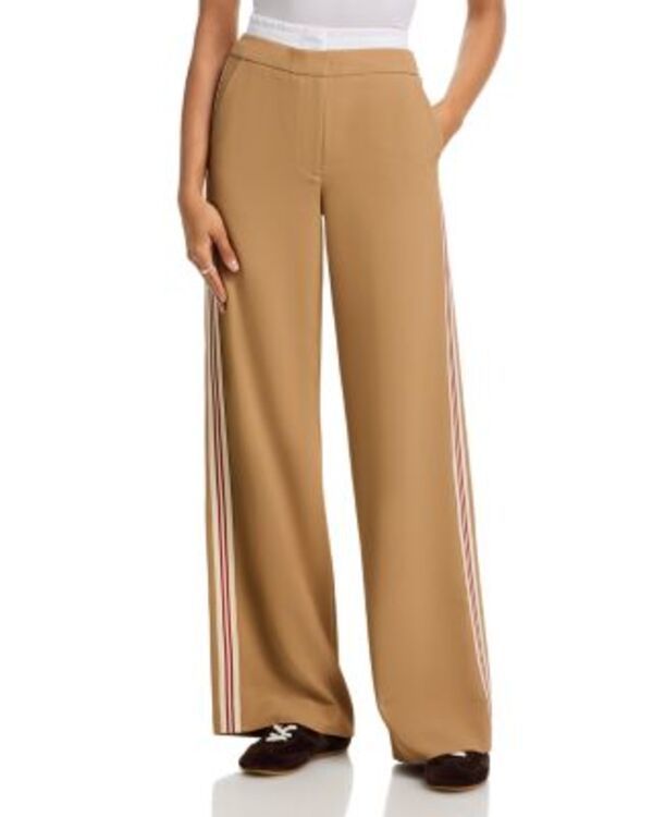 ヴェロニカ ベアード レディース ボトムス カジュアルパンツ Veronica Beard Eugene Side Stripe Pants Khaki カーキ