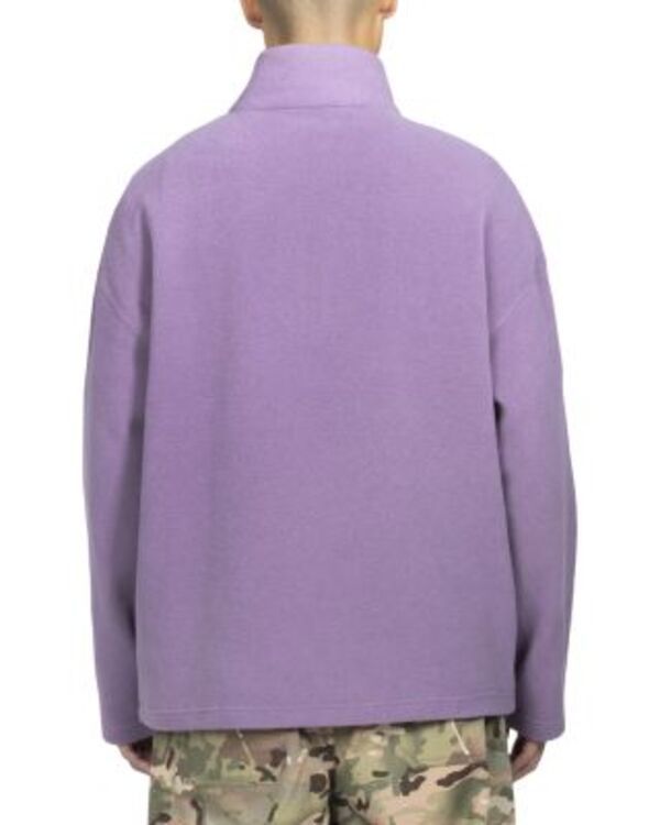 プレジャーズ メンズ アウター ニット・セーター フリース Pleasures Onyx Half Zipper Polar Fleece Sweater Lilac ライラック