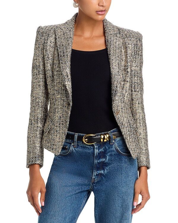 ジェネレーションラブ レディース アウター ジャケット・ブルゾン ツイード ブレザー Generation Love Mara Tweed Blazer Gold Multi ゴールド