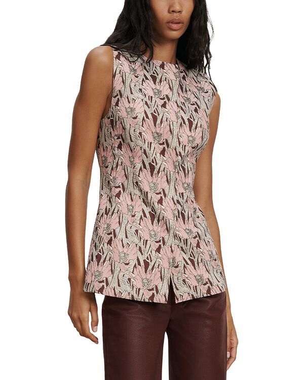 ヴェロニカ ベアード レディース アウター ベスト フラワー柄 フラワー Veronica Beard Jessup Floral Vest Raisin Multi マルチカラー