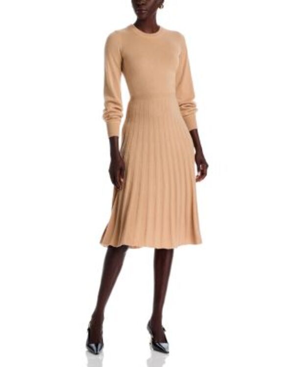 エリータハリ レディース トップス ワンピース Elie Tahari The Aviva Cashmere Dress French Beige ベージュ