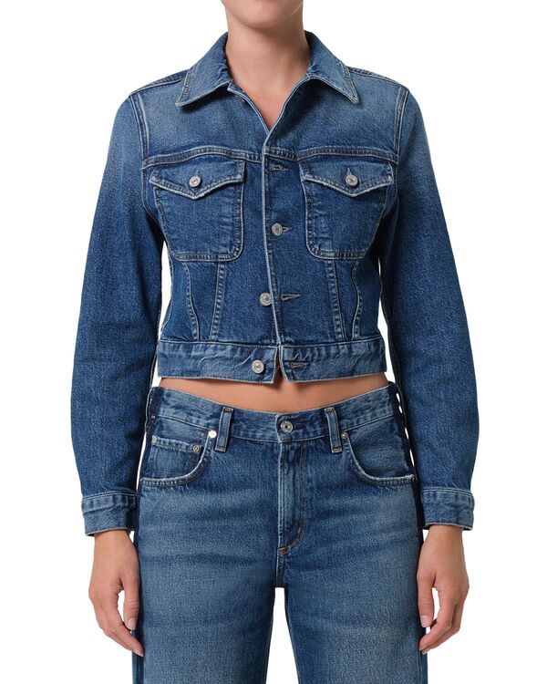 シチズンズ オブ ヒューマニティ レディース アウター ジャケット・ブルゾン デニム Citizens of Humanity Charisse Shrunken Denim Jacket Briar デニム