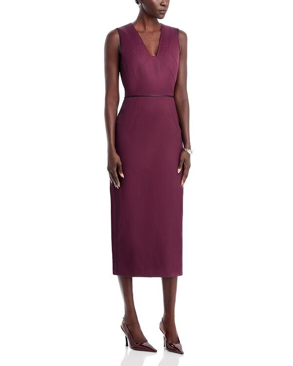 ボス レディース トップス ワンピース BOSS Drumialdan Dress Dark Purple パープル