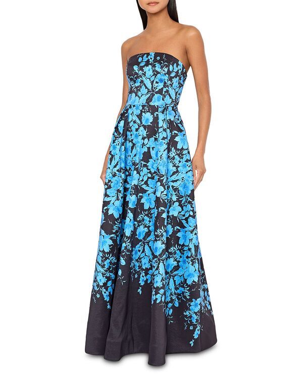 ミリー レディース トップス ワンピース フラワー柄 フラワー MILLY Winona Floral Dress Blackblue ブラック
