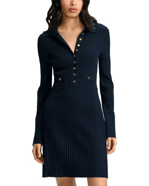 ヴェロニカ ベアード レディース トップス ワンピース Veronica Beard Slim Sleeve Lauper Dress Navy ネイビー
