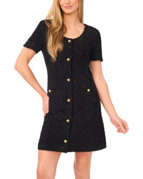 テッドベーカー レディース トップス ワンピース ボタンダウン ミニ ダウン Ted Baker Tweska Button Down Mini Dress Rich Black ブラック