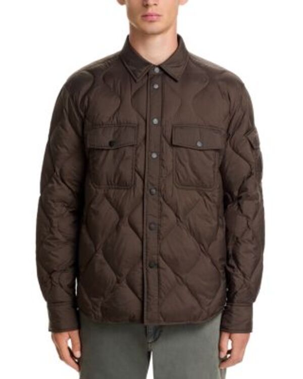 ラグアンドボーン メンズ アウター ジャケット・ブルゾン キルティング ダウン rag bone Dane Quiltedown Jacket Brown ブラウン