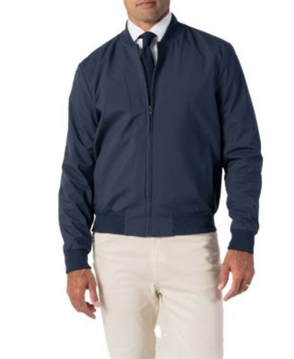 ロバート タルボット メンズ アウター ジャケット・ブルゾン Robertalbott Jackson Baseball Jacket Navy ネイビー