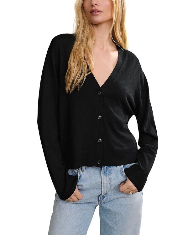 ジェニーケイン レディース アウター カーディガン Jenni Kayne Mira Cardigan Black ブラック