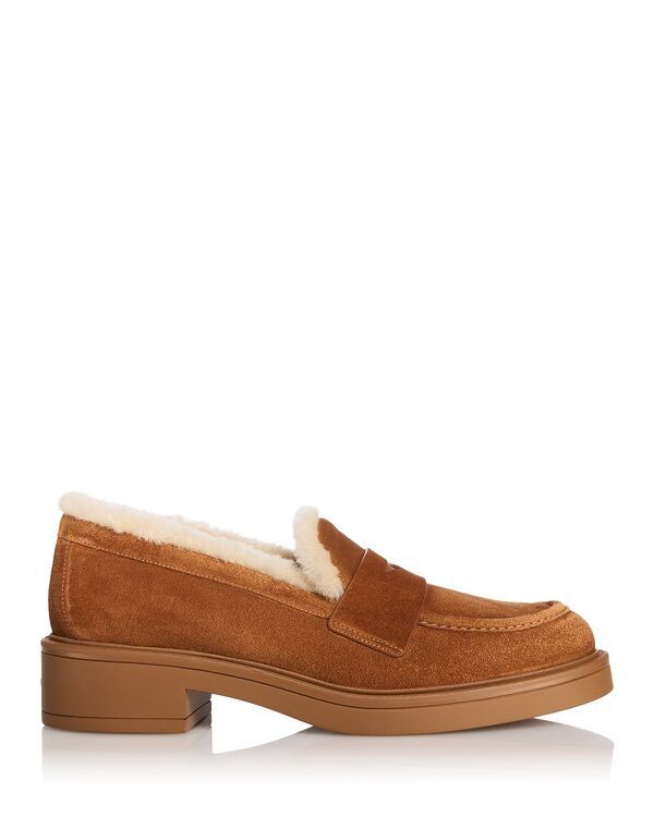 スチュアート ワイツマン レディース シューズ スリッポン・ローファー Stuart Weitzman Womens Celia Lite Shearling Lined Loafers Doe スチュアート ワイツマン レディース シューズ スリッポン・ローファー Stuart Weitzman Womens Celia Lite Shearling Lined Loafers Doe