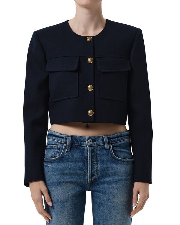 シチズンズ オブ ヒューマニティ レディース アウター ジャケット・ブルゾン Citizens of Humanity Sophia Jacket Navy ネイビー