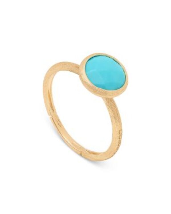 マルコ ビチェゴ レディース アクセサリー リング Marco Bicego 18K Yellow Gold Jaipur Color Small Turquoise Bezel Ringold ゴールド