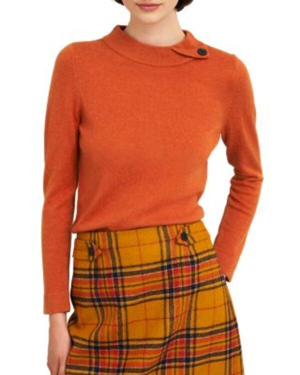 ホッブスロンドン レディース アウター ニット・セーター HOBBS LONDON Talia Roll Neck Sweater Topaz Orange オレンジ