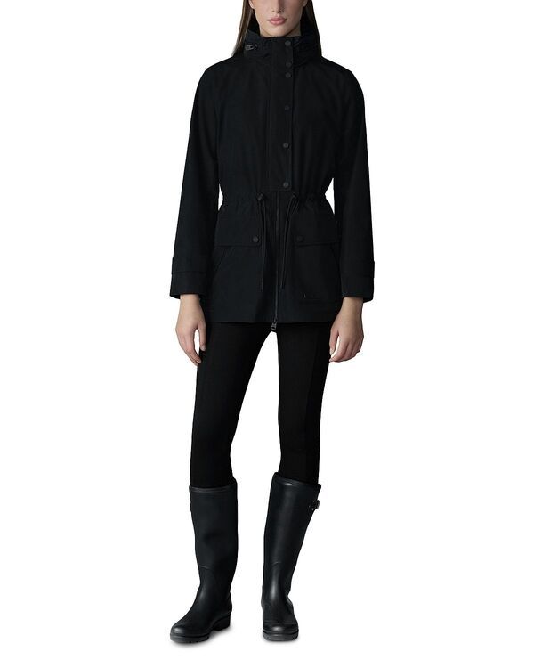 マッカージュ レディース アウター ジャケット・ブルゾン Mackage Keryn Rainwear Jacket Black ブラック