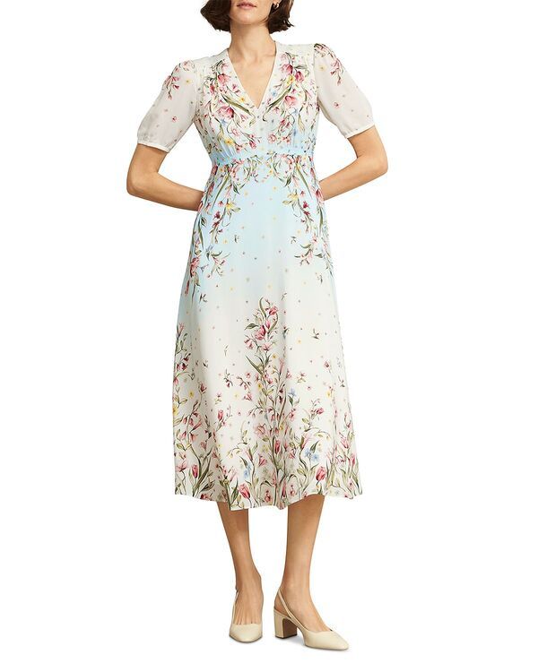 ホッブスロンドン レディース トップス ワンピース シルク HOBBS LONDON Belmond Silk Dress Creamulti クリーム