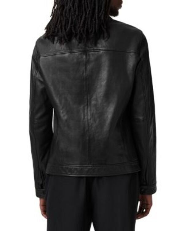オールセインツ メンズ アウター ジャケット・ブルゾン レザー ALLSAINTS Luck Leather Jacket Black ブラック オールセインツ メンズ アウター ジャケット・ブルゾン レザー ALLSAINTS Luck Leather Jacket Black ブラック