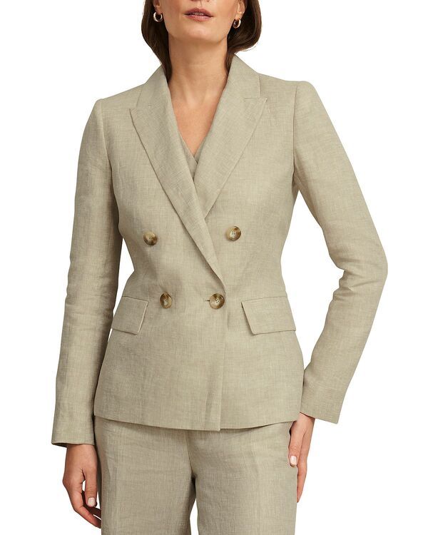 ホッブスロンドン レディース アウター ジャケット・ブルゾン リネン HOBBS LONDON Alessia Linen Jacket Neutral