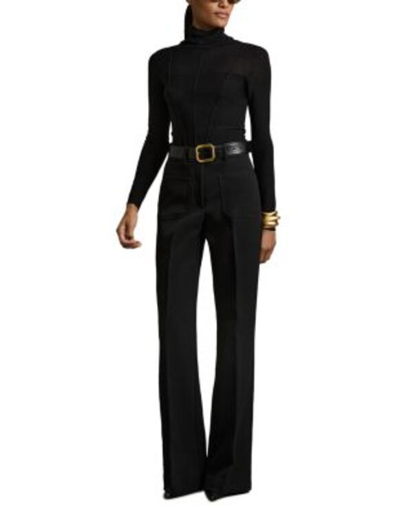 レイス レディース ボトムス カジュアルパンツ プチ REISS Petite Flare Pants Black ブラック