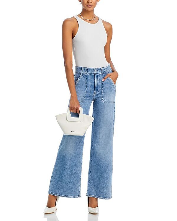 フレーム レディース ボトムス デニムパンツ ワイドレッグ ジーンズ FRAME Modern Pocket High Rise Wide Leg Jeans in Carpenter Carpenter