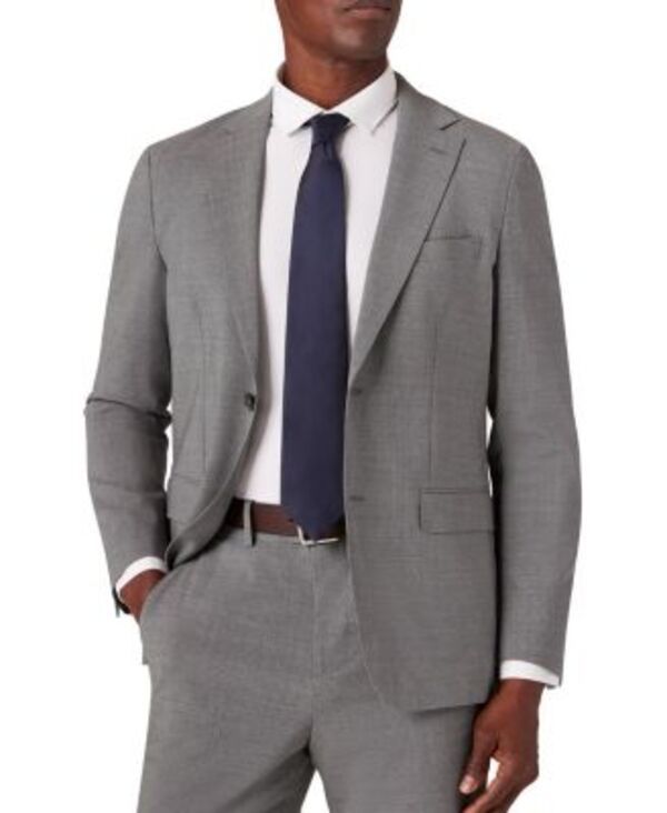 ミズンメイン メンズ アウター ジャケット・ブルゾン MizzenMain Fresco Suit Jacket Navy Solid Medium Grey グレー