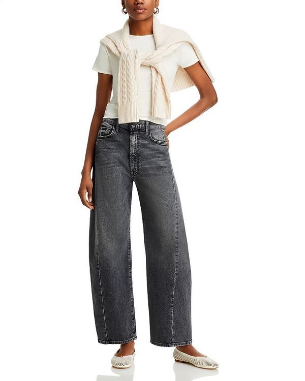 マザー レディース ボトムス デニムパンツ ジーンズ MOTHER The Half Pipe Flood High Rise Jeans in Outta Sight Outta Sight
