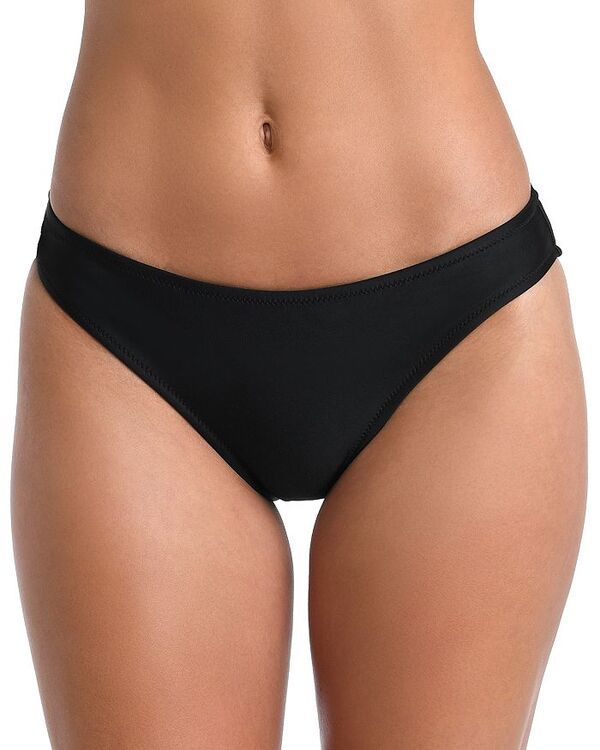 ラジャンス レディース 水着 ボトムスのみ LAGENCE Nicole Solid Classic Bikini Bottom Black ブラック