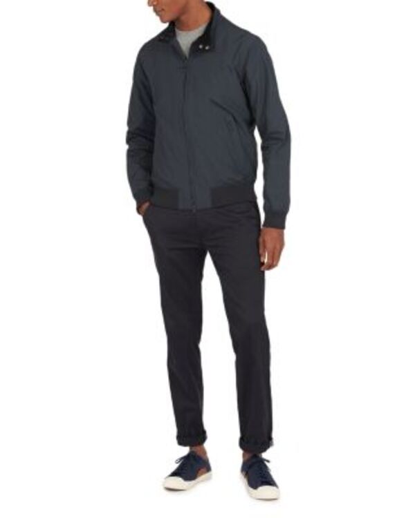 バブアー メンズ アウター ジャケット・ブルゾン Barbouroyston Casual Zip Front Jacket Navy ネイビー
