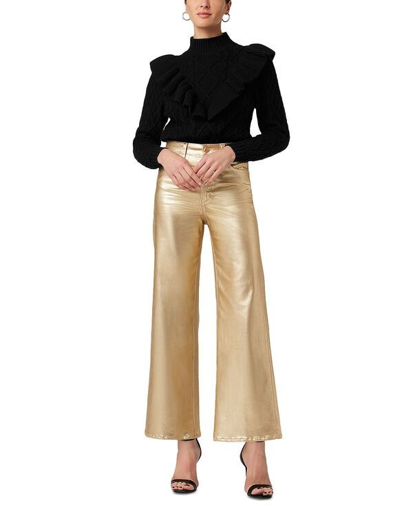 ジョーズジーンズ レディース ボトムス デニムパンツ ワイドレッグ Joes Jeans Joes Jeans The Mia High Rise Wide Leg Jeans Foil Gold Foil ゴールド ジョーズジーンズ レディース ボトムス デニムパンツ ワイドレッグ Joes Jeans Joes Jeans The Mia High Rise Wide Leg Jeans Foil Gold Foil ゴールド