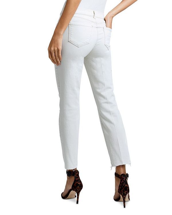 ラジャンス レディース ボトムス デニムパンツ ジーンズ LAGENCE Sada High Rise Crop Slim Jeans in Macadamia Macadamia