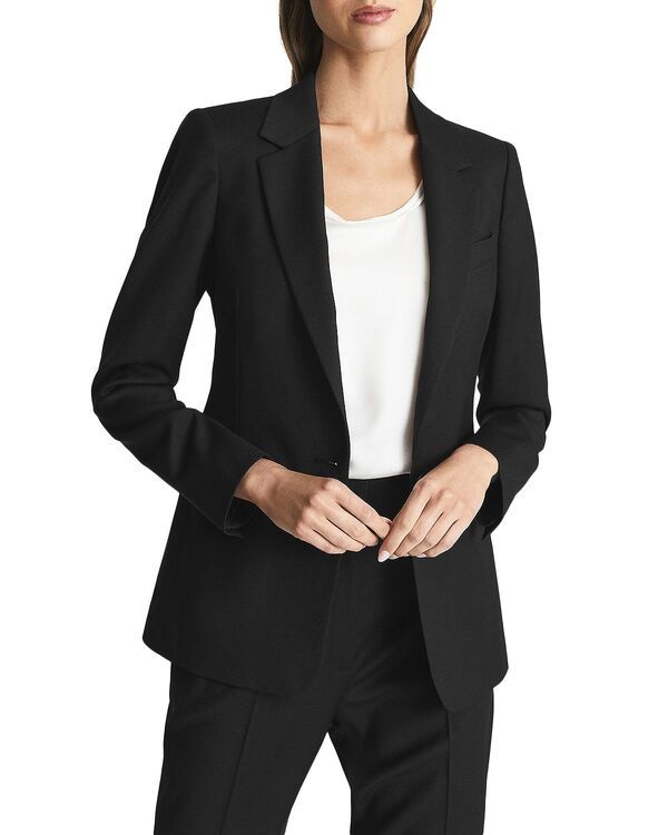 レイス レディース アウター ジャケット・ブルゾン ブレザー REISS Haisley Single Breasted Blazer Black ブラック