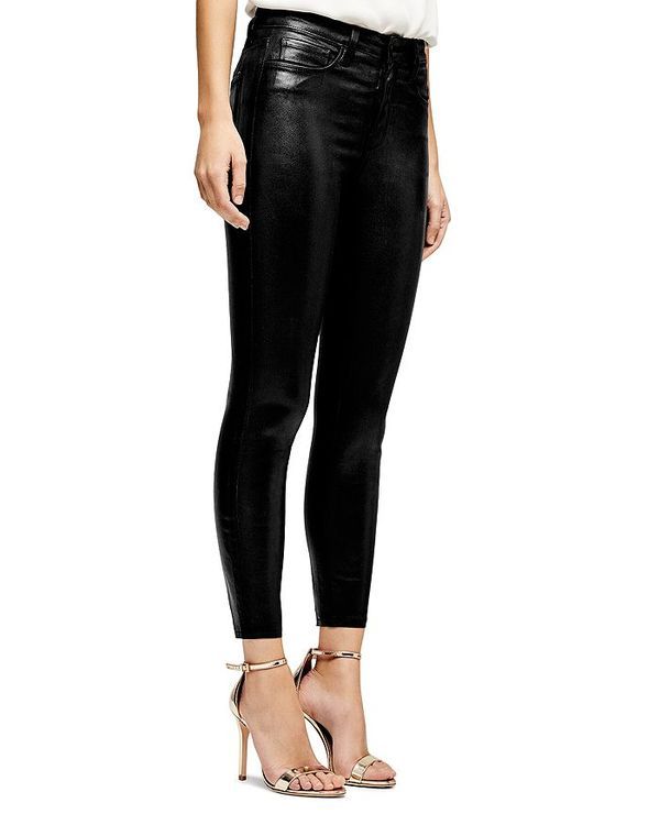 ラジャンス レディース ボトムス デニムパンツ コート ジーンズ LAGENCE Margot Skinny Jeans Coated Black Coated ブラック