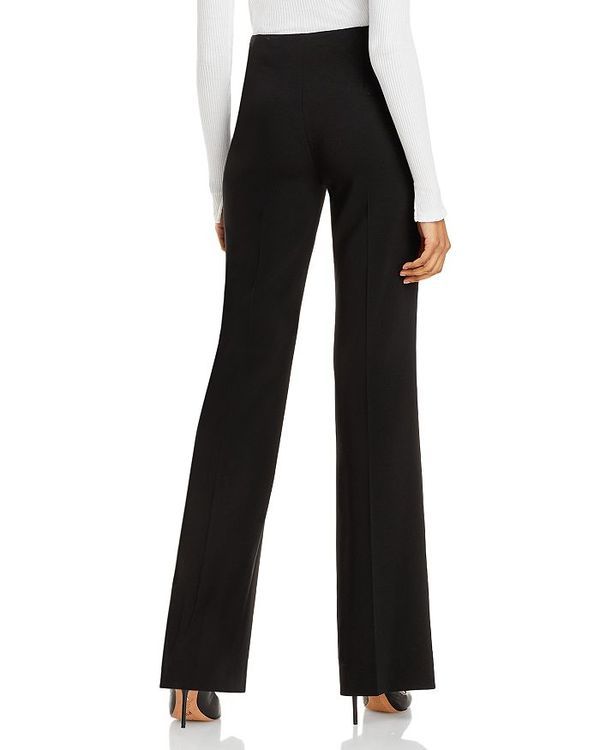 セオリー レディース ボトムス カジュアルパンツ クレープ パンツ Theory Demitria Admiral Crepe Flared Pants 100 Exclusive Black ブラック