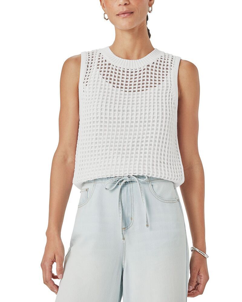 スプレンディット レディース トップス タンクトップ セーター Splendid Camellia Sweater Tank Top White ホワイト
